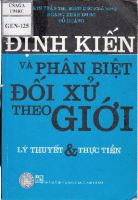 Một số khái niệm về định kiến giới 